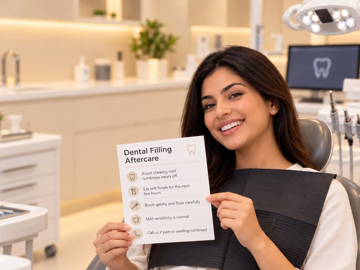Post-treatment recovery and long-term care for Dental Fillings