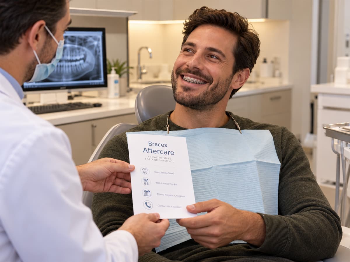 Post-treatment recovery and long-term care for Braces Treatment