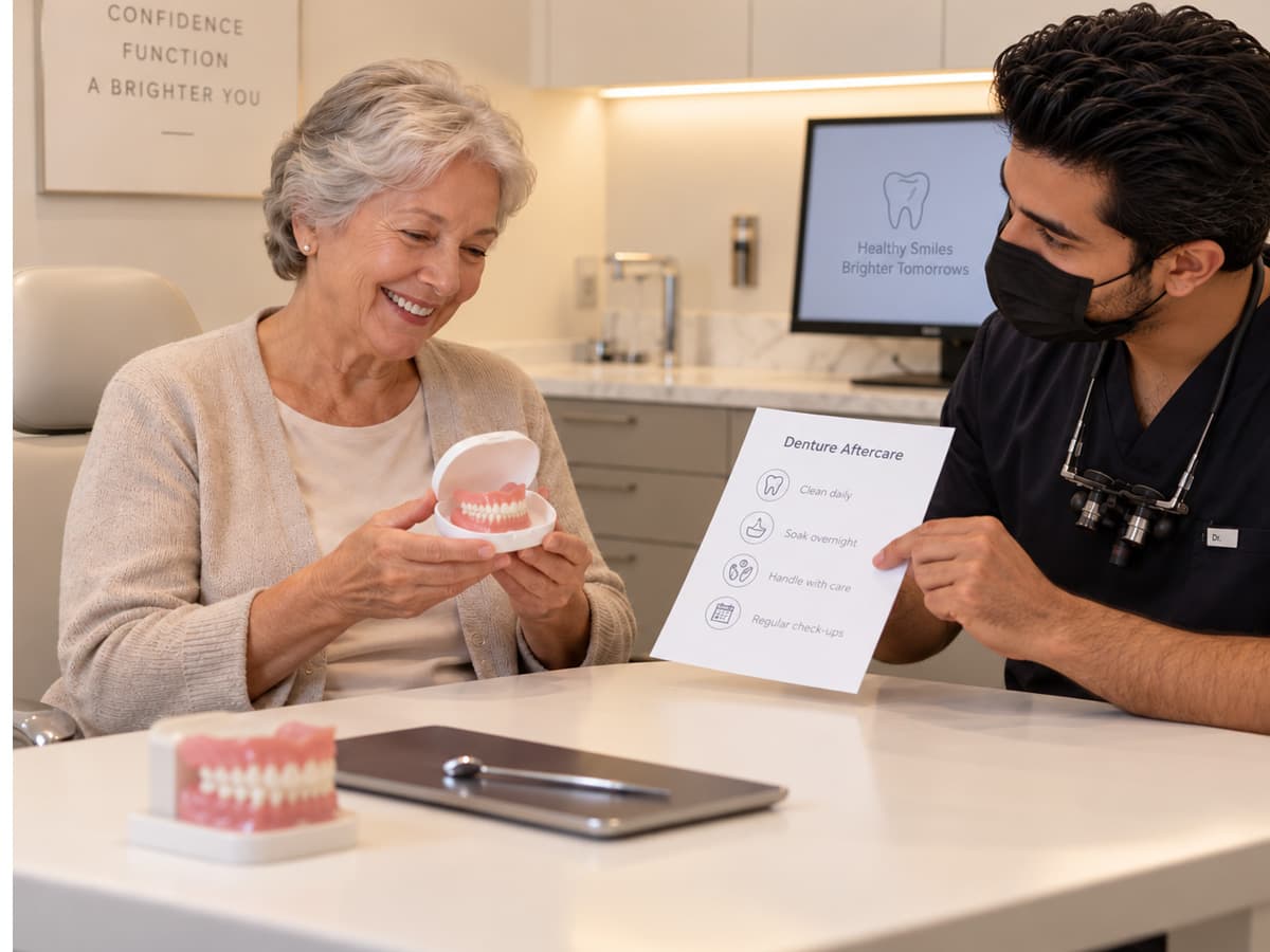 Complete Dentures at Beverly Hills Clinic Karachi