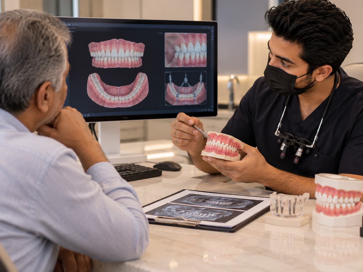 Post-treatment recovery and long-term care for Complete Dentures