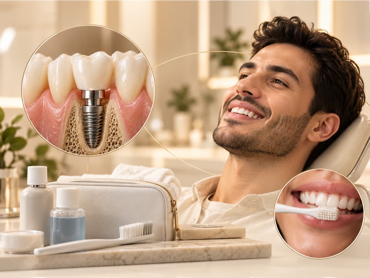 Post-treatment recovery and long-term care for Dental Implants