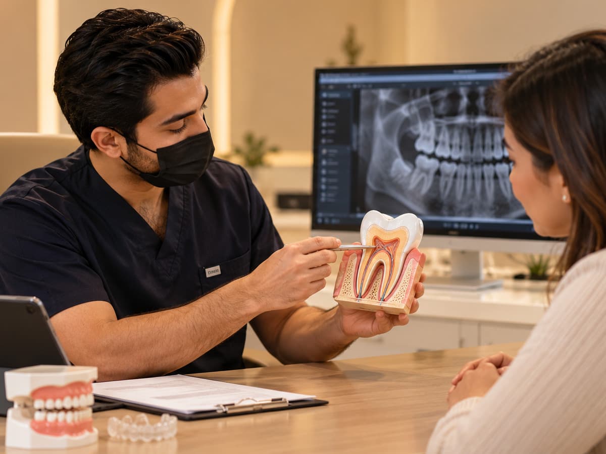 Patient candidate evaluation for Root Canal Treatment in Karachi