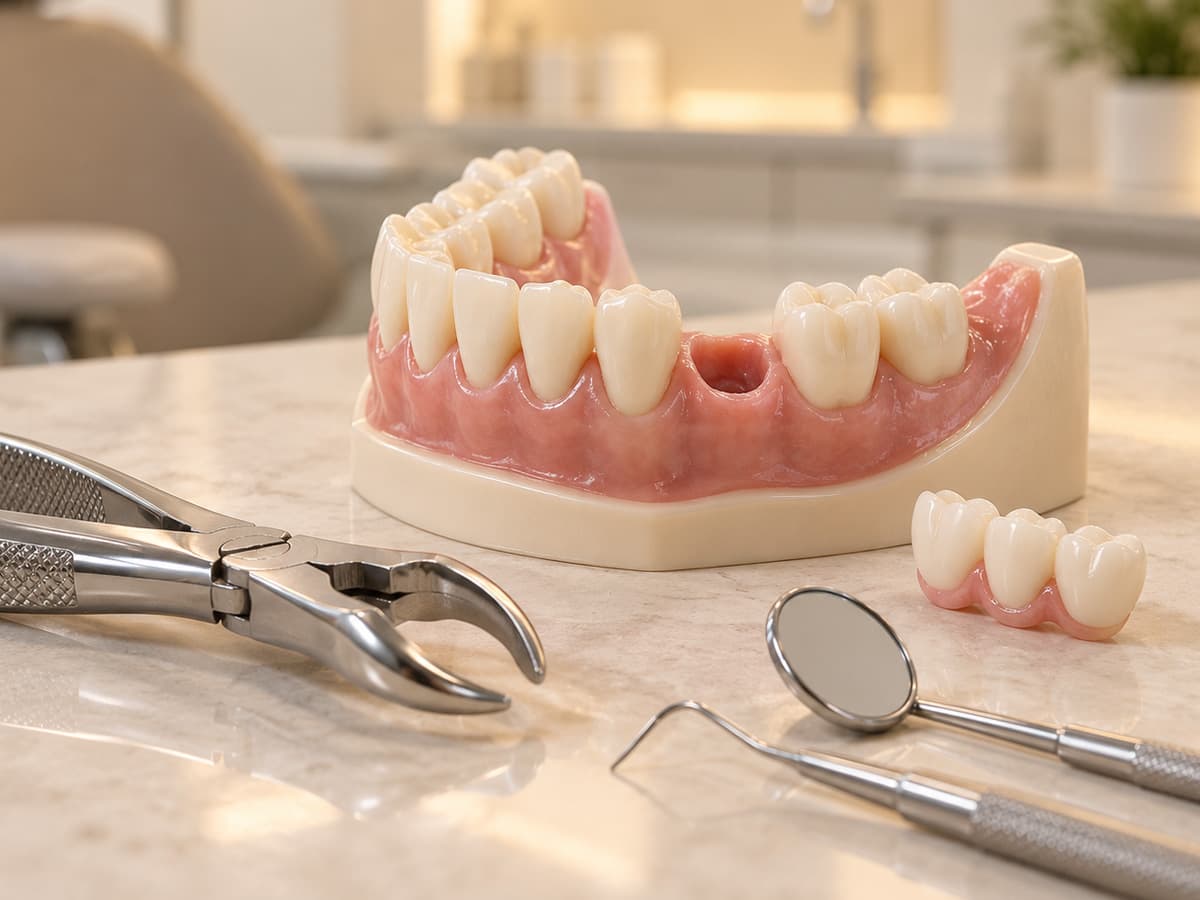 Step-by-step Tooth Extraction procedure at Beverly Hills Clinic