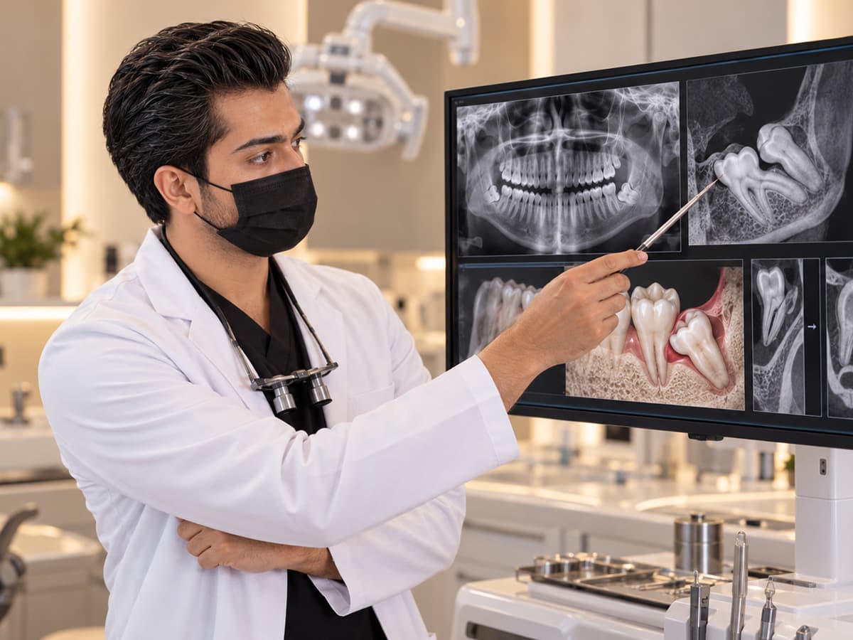 Patient candidate evaluation for Tooth Extraction in Karachi